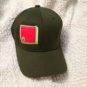 NIXON Baseball Cao Hat Green Pink New! Surf Skate